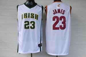 Maillot De Basket Cleveland Cavaliers LeBron James 23 Mixed Limited Edition Blanc